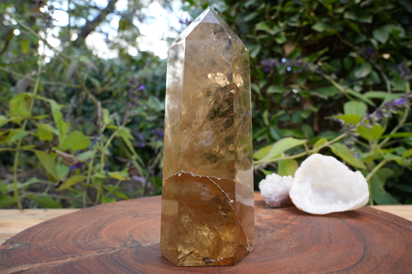 AA Grade Natural Citrine Tower | Reiki Infused