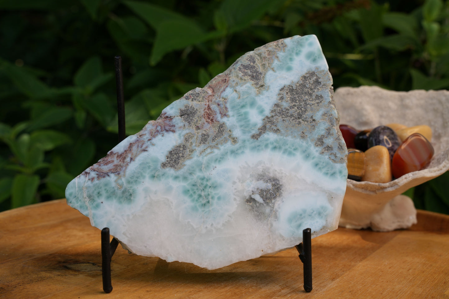 Rare Larimar Slabs | AAA Grade | Reiki Infused