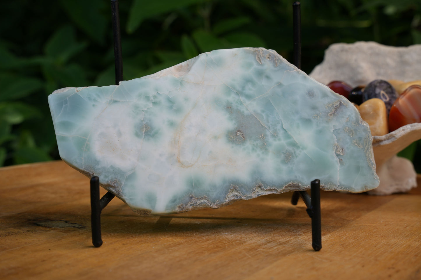 Rare Larimar Slabs | AAA Grade | Reiki Infused