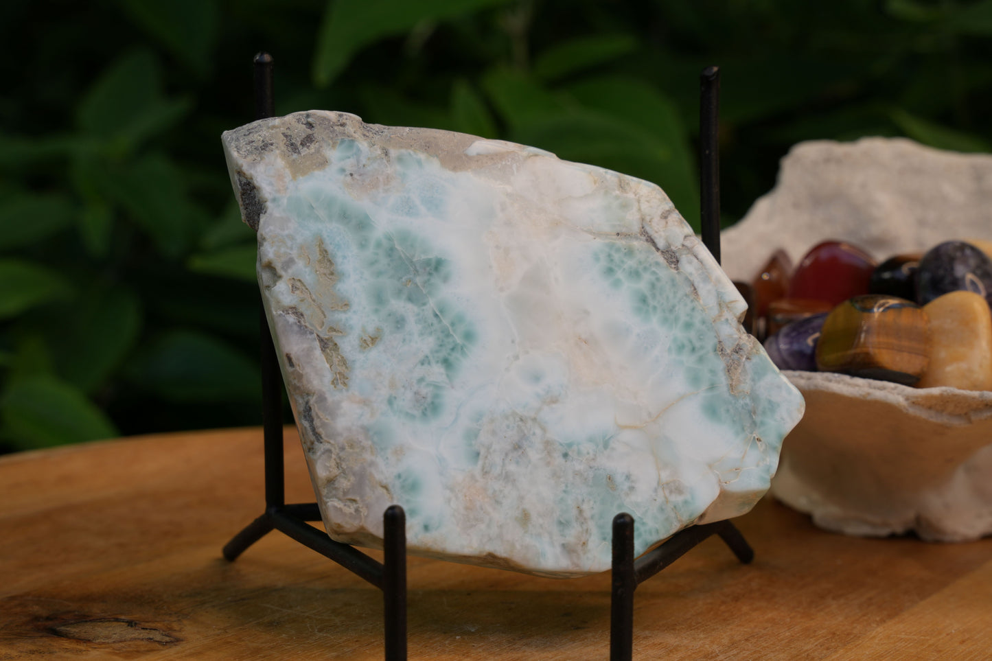 Rare Larimar Slabs | AAA Grade | Reiki Infused