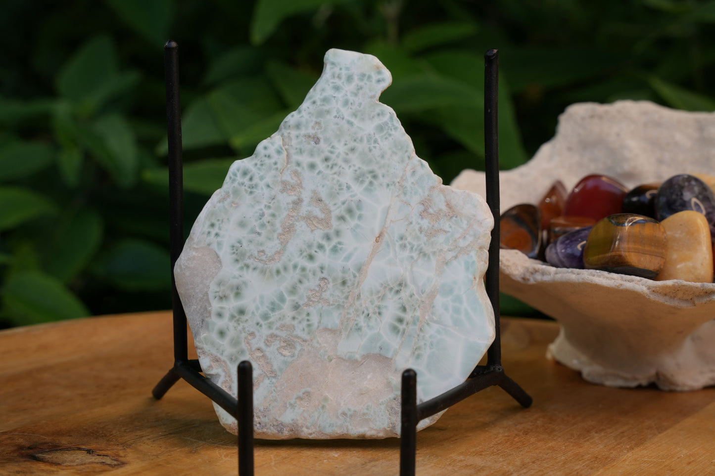 Rare Larimar Slabs | AAA Grade | Reiki Infused