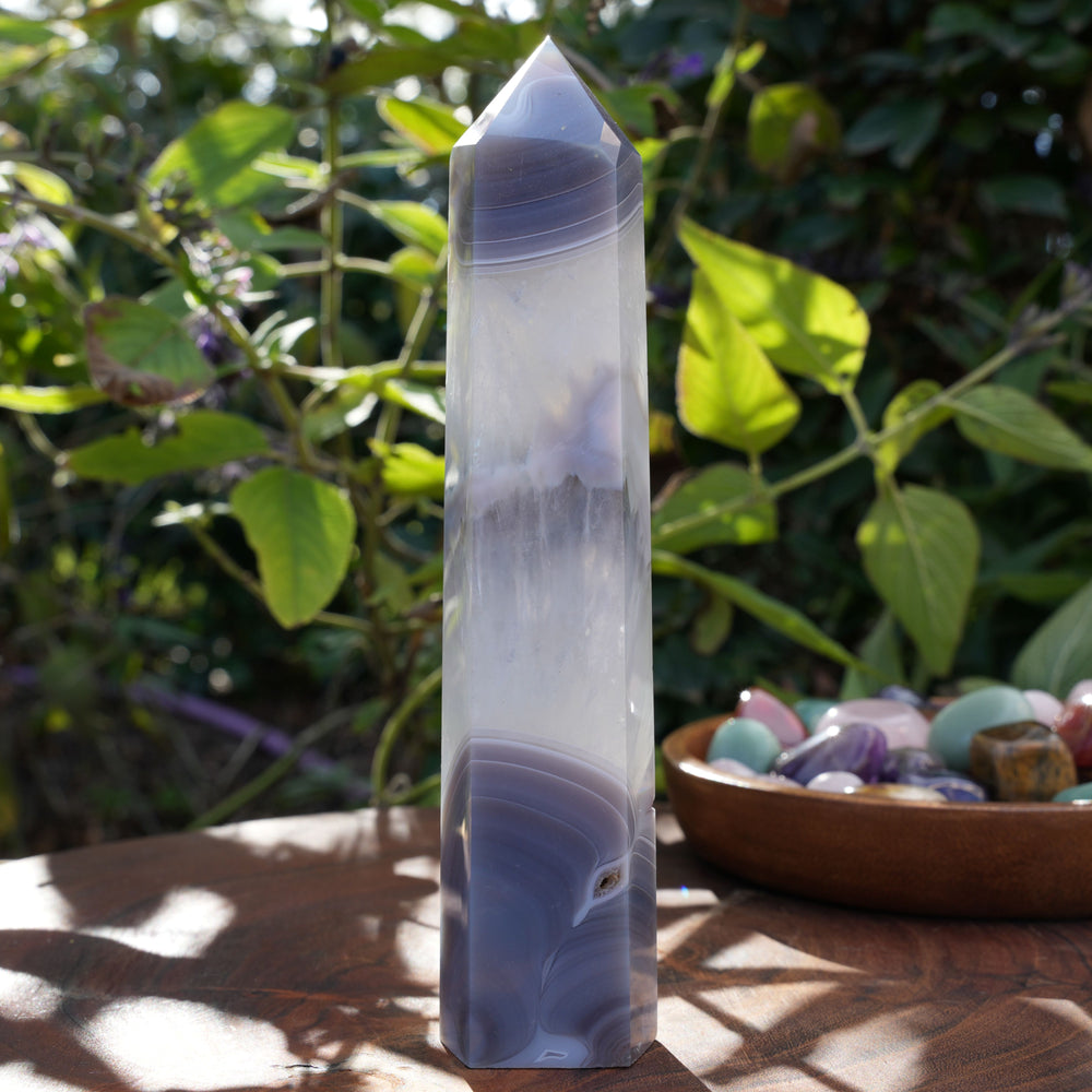 
                  
                    Large Botswana Agate Towers | Reiki Infused
                  
                