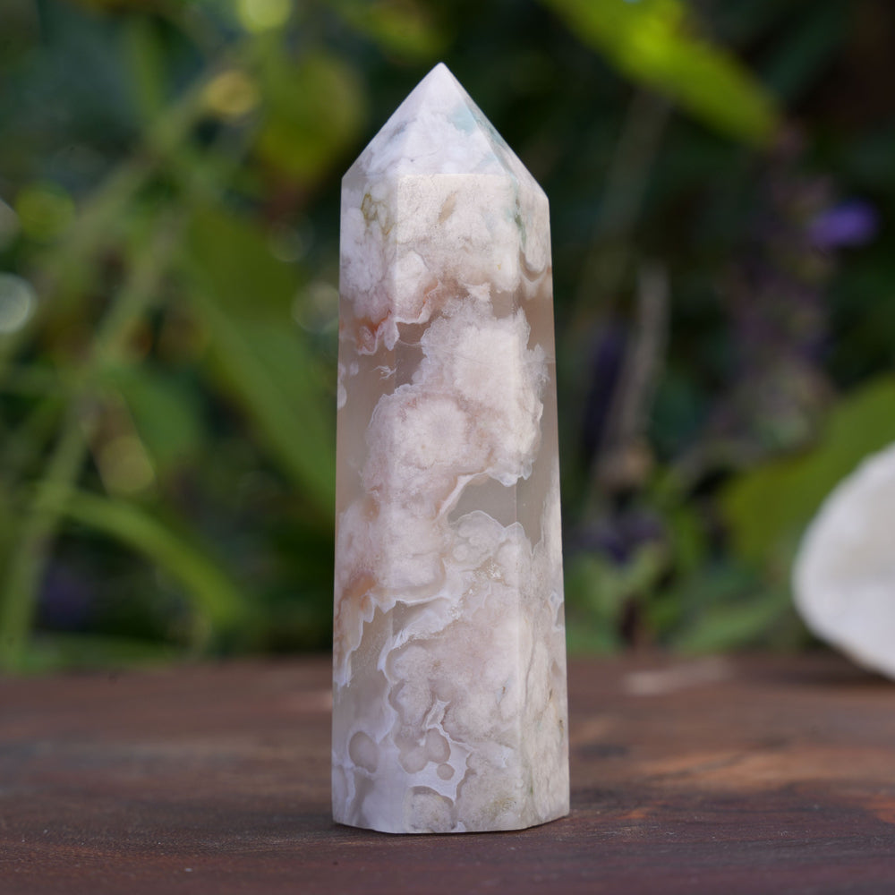 
                  
                    Flower Agate Points | Reiki Infused
                  
                