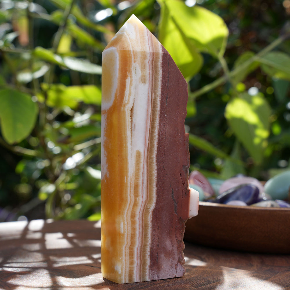 
                  
                    Brown & Yellow Calcite Towers | Reiki Infused
                  
                