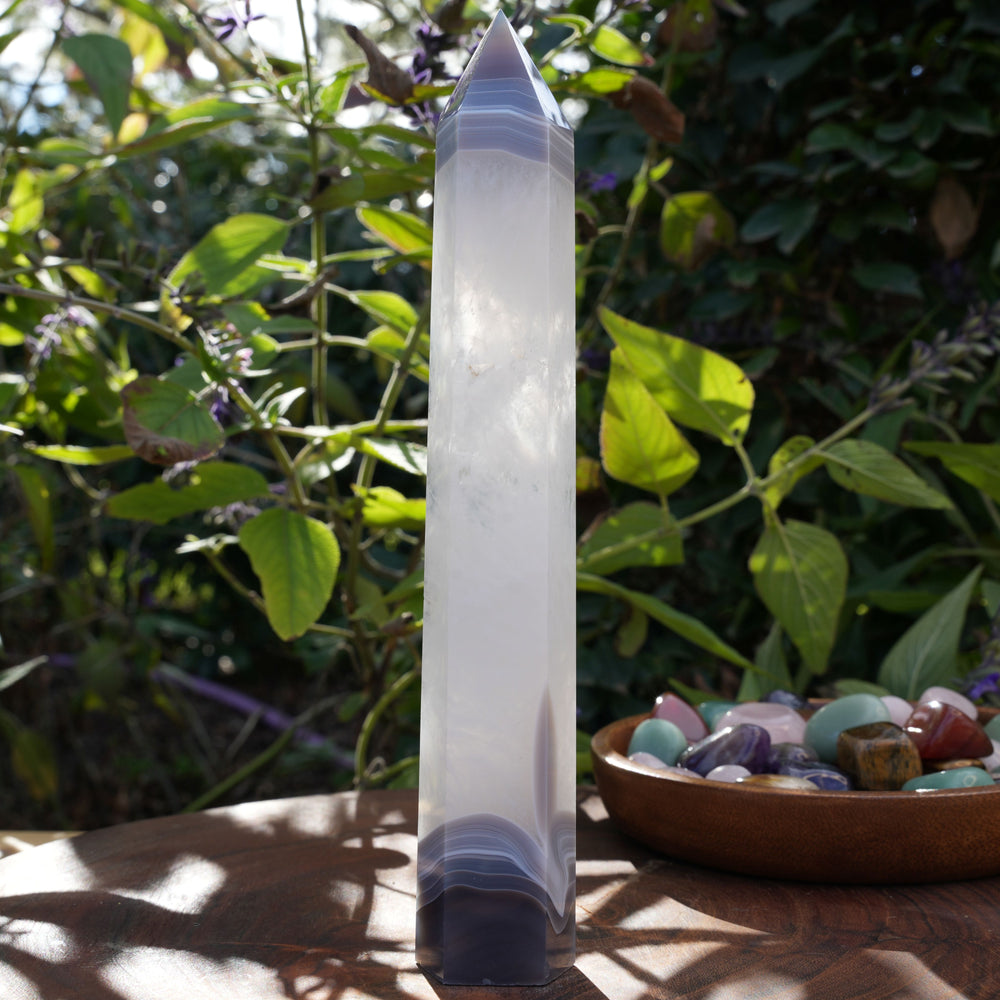
                  
                    Large Botswana Agate Towers | Reiki Infused
                  
                