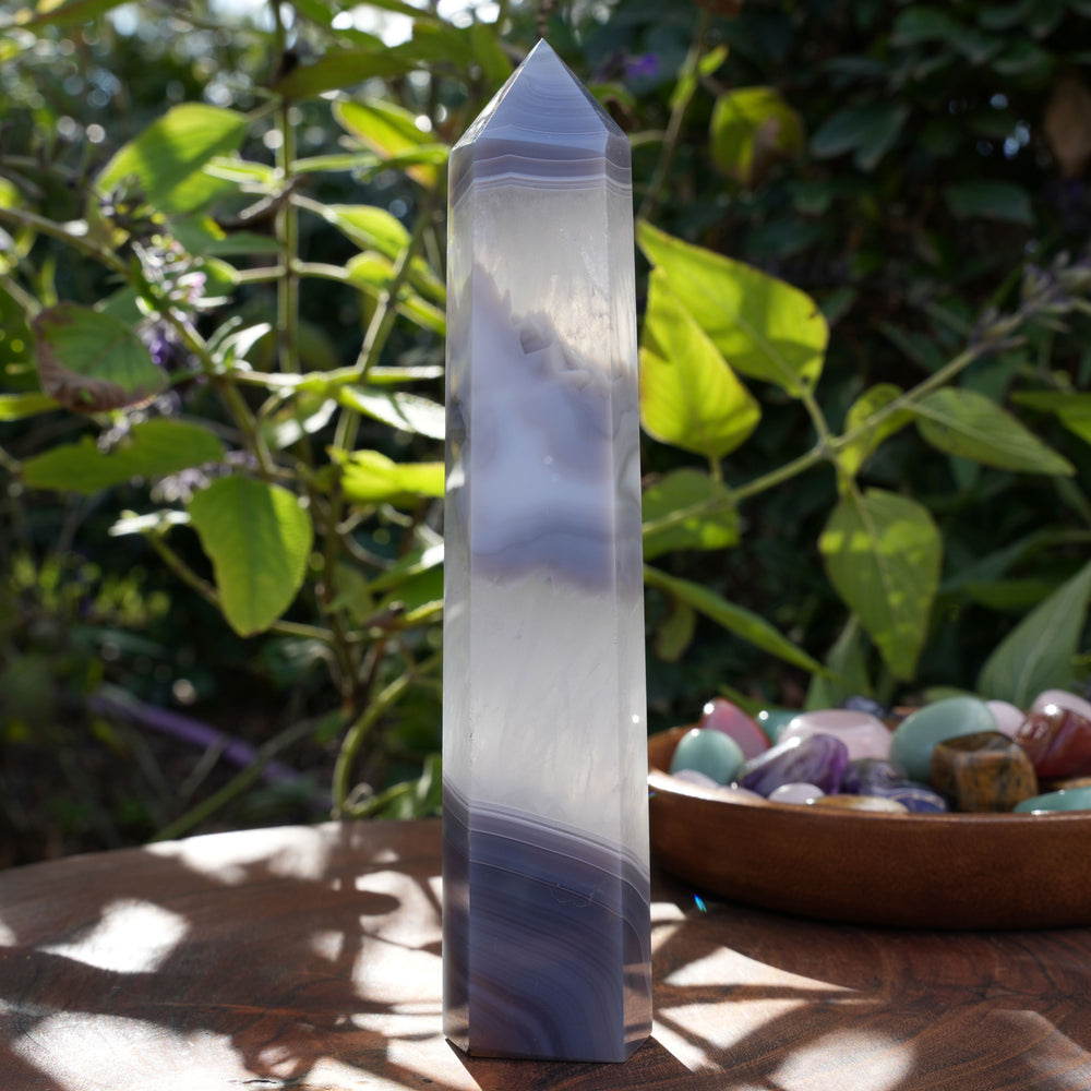 
                  
                    Large Botswana Agate Towers | Reiki Infused
                  
                