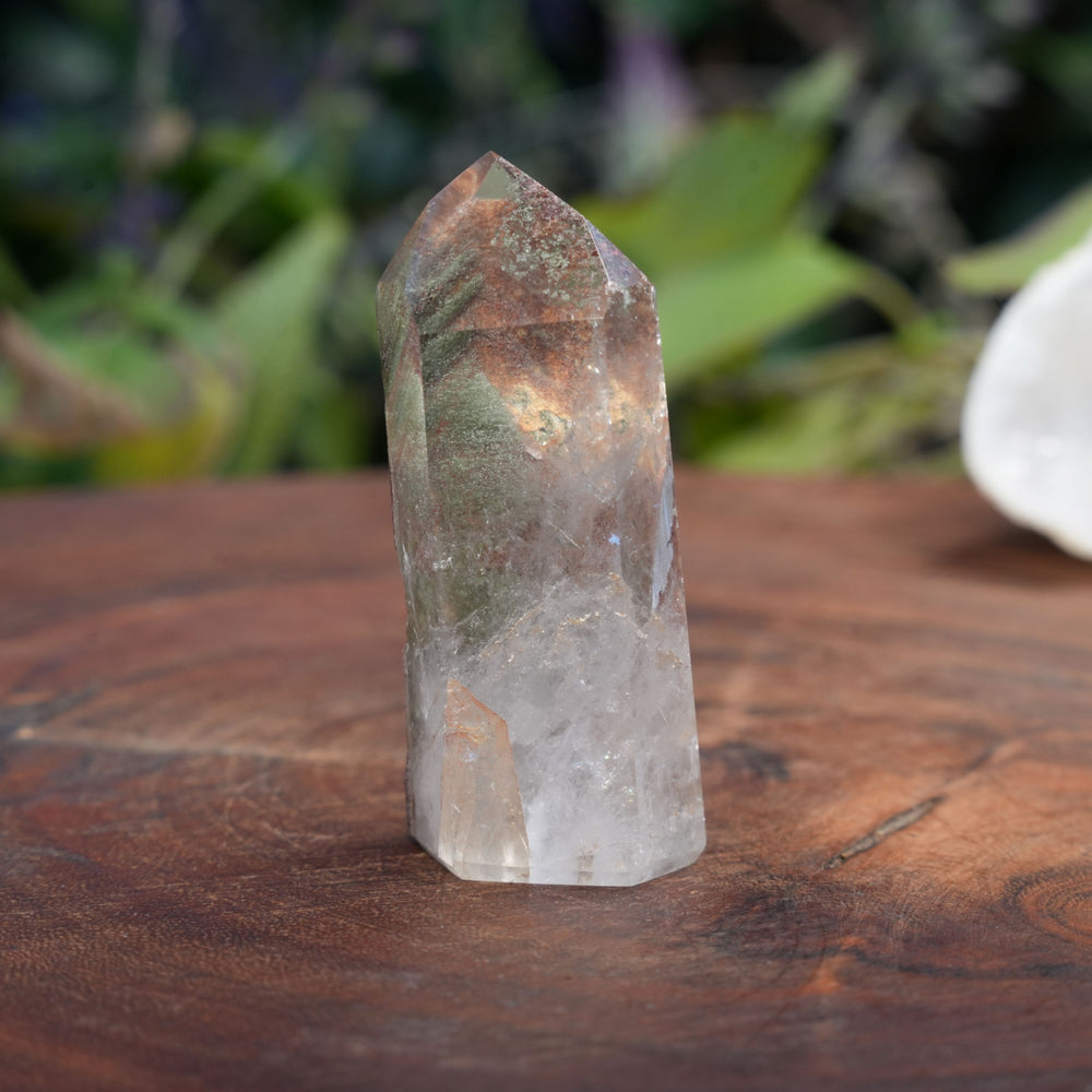 
                  
                    Small Green & Purple Garden Quartz Points | High Grade | Reiki Infused
                  
                