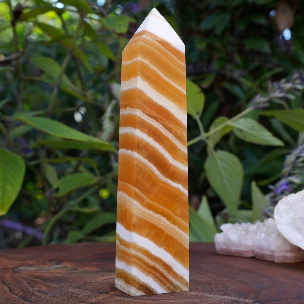 
                  
                    Large Yellow Calcite Towers | Reiki Infused
                  
                