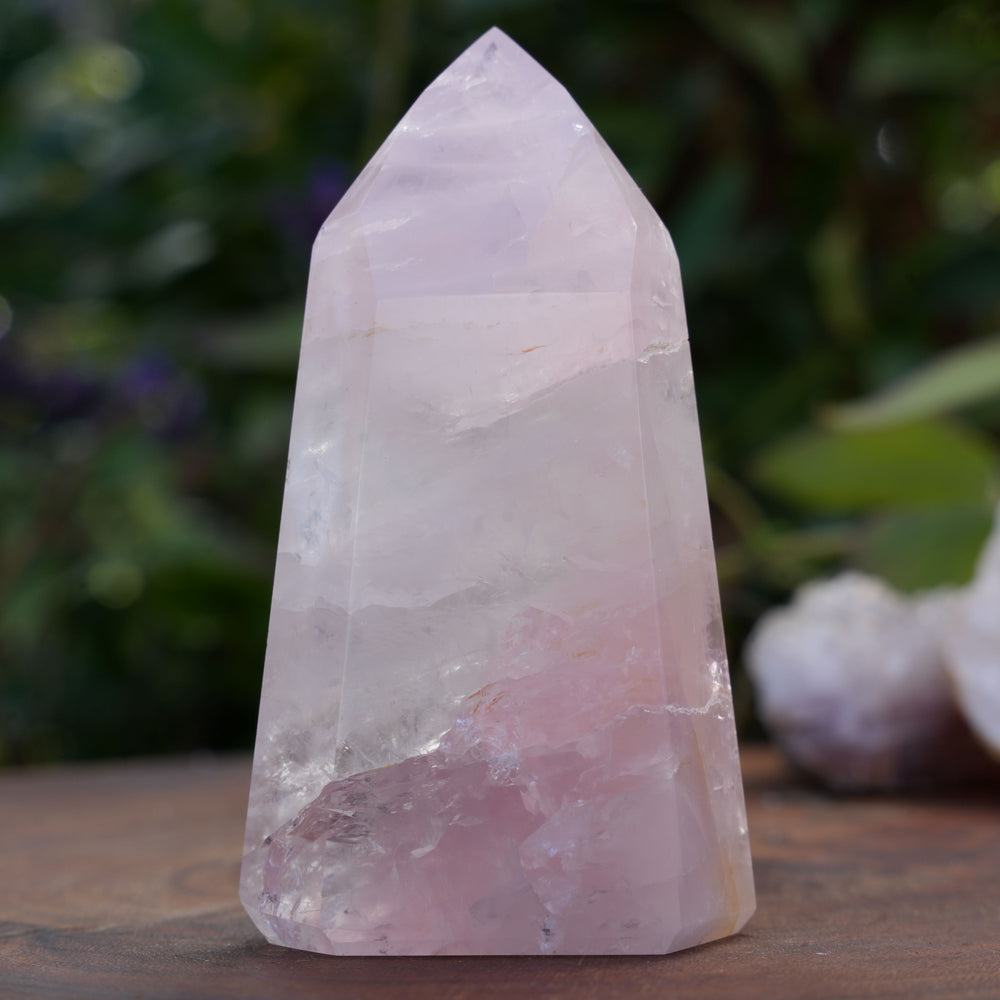 
                  
                    High Grade Rose Quartz Girasol Towers | Reiki Infused
                  
                