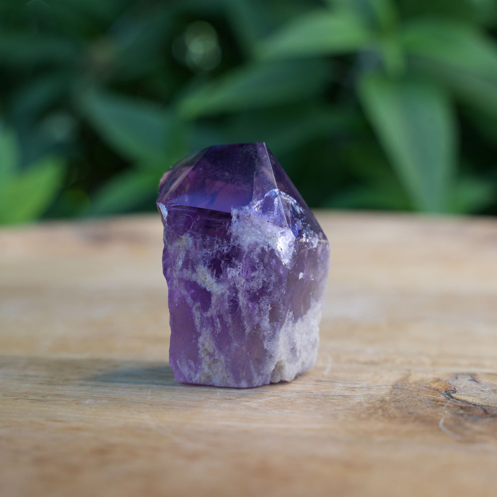
                  
                    Amethyst Deep Purple Cut Base Towers | High Quality | Reiki Infused
                  
                