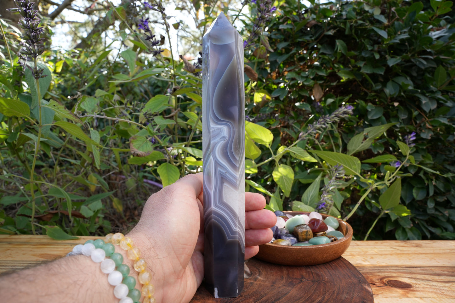 Large Botswana Agate Towers | Reiki Infused