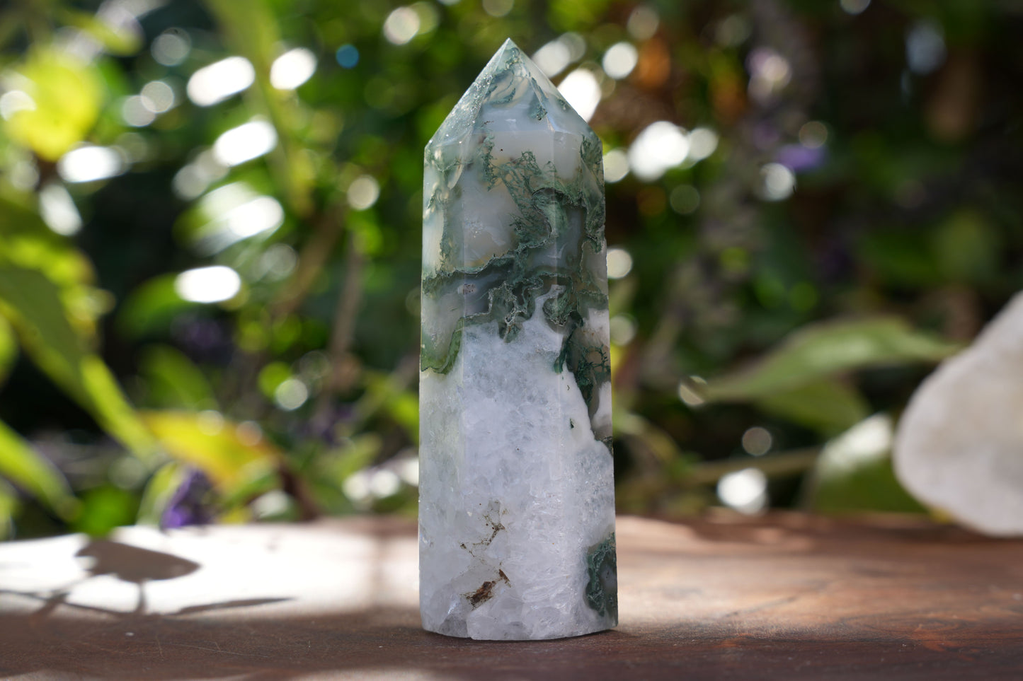 Moss Agate Towers | Reiki Infused