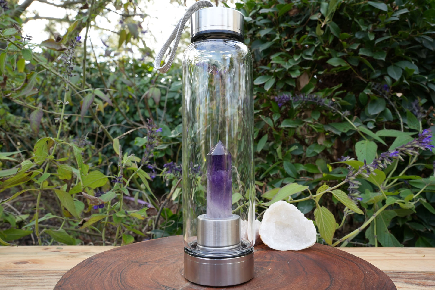 Amethyst Water Bottle | Reiki Infused