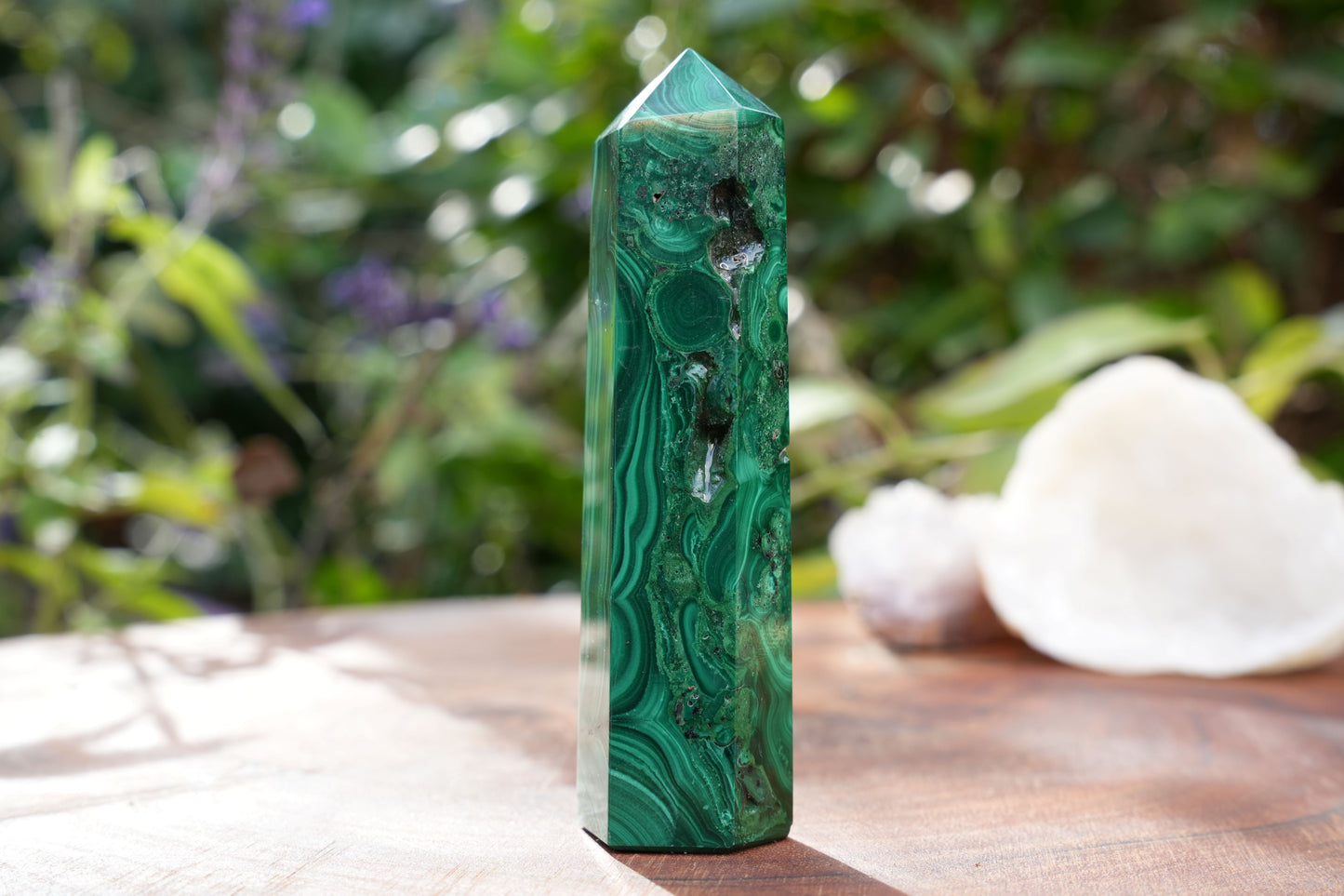 High Grade Malachite Towers | Reiki Infused