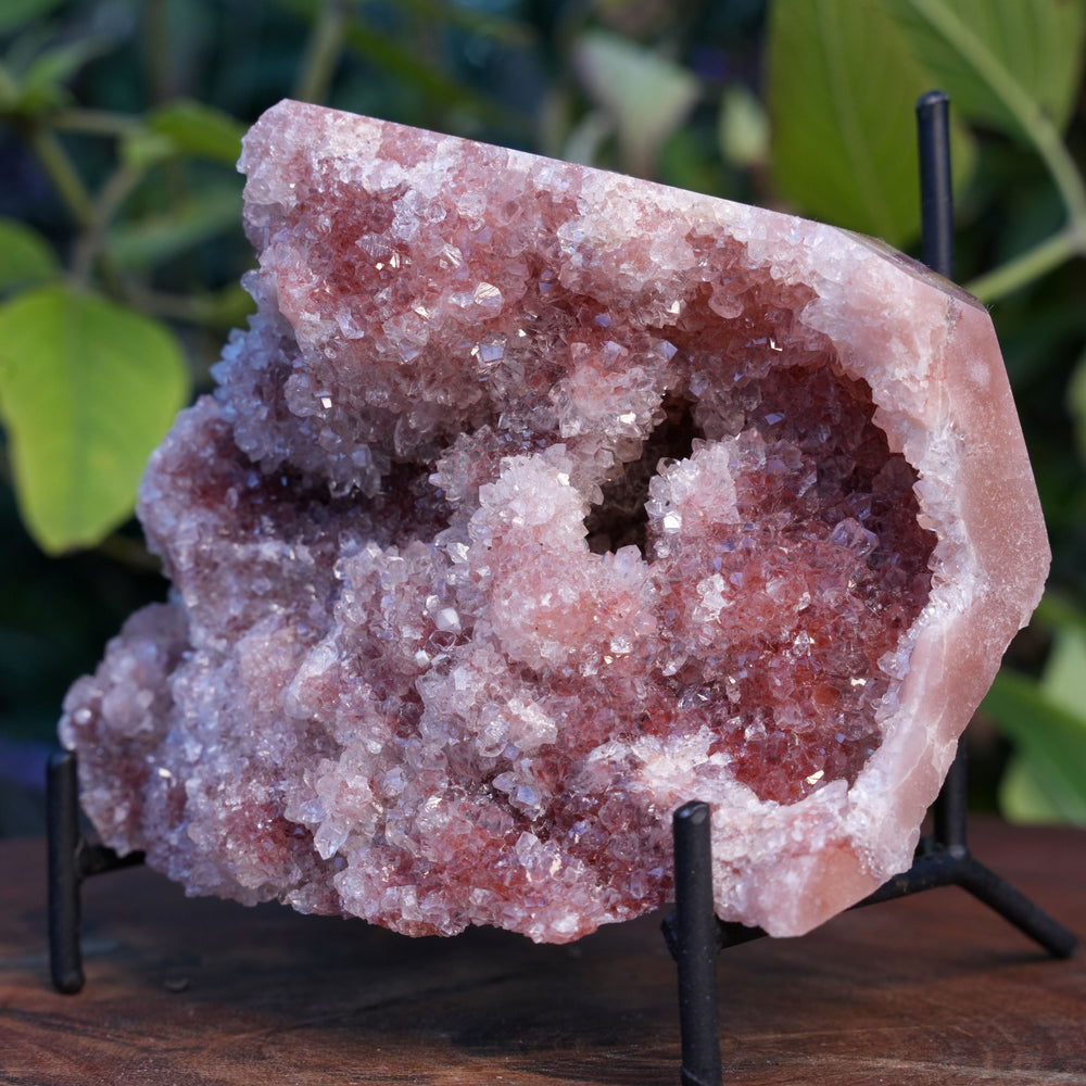 
                  
                    AA Grade Druzy Pink Amethyst Cluster | Reiki Infused
                  
                