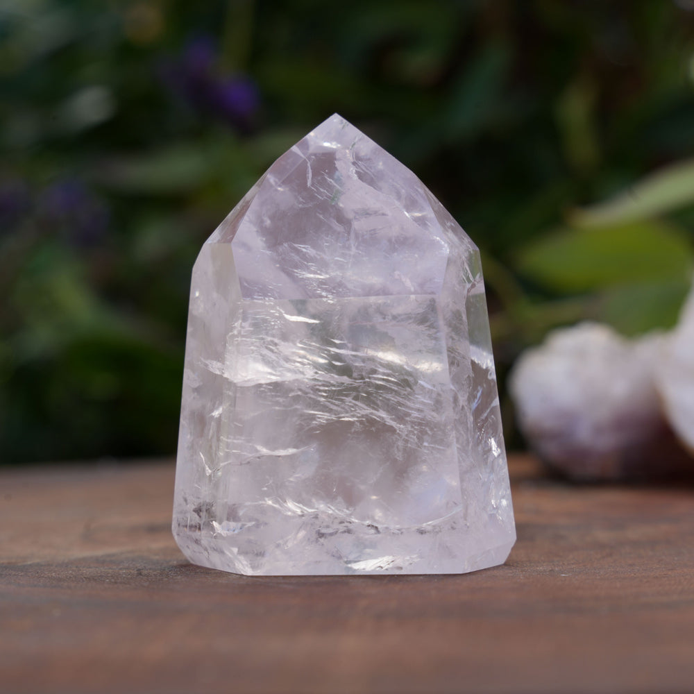 Small High Grade Rose Quartz Girasol Towers | Reiki Infused