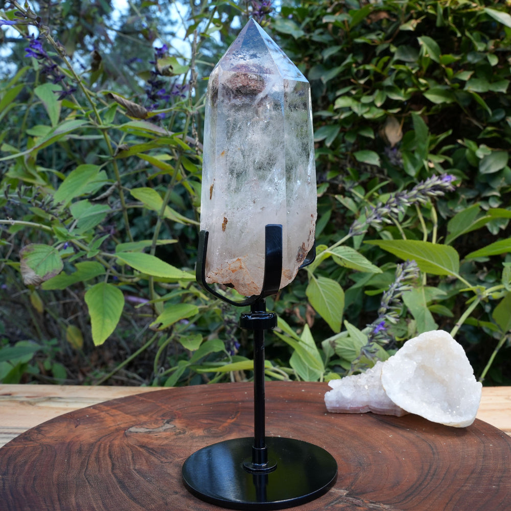 Garden Quartz on Stand | Reiki Infused