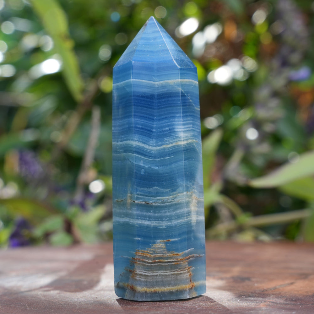 Blue Onyx Points | Reiki Infused