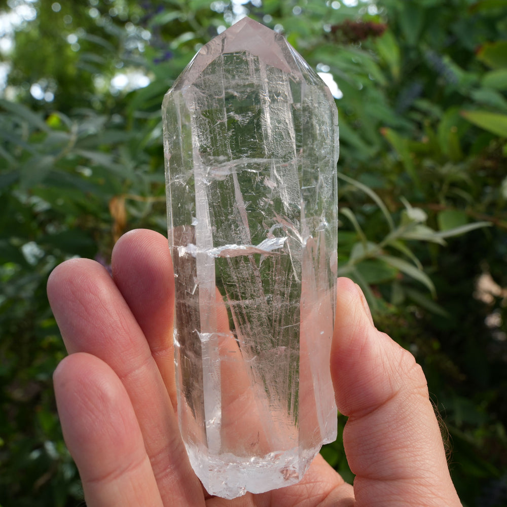
                  
                    High Grade | Diamantina Quartz Points with Raw Bottom | Reiki Infused
                  
                