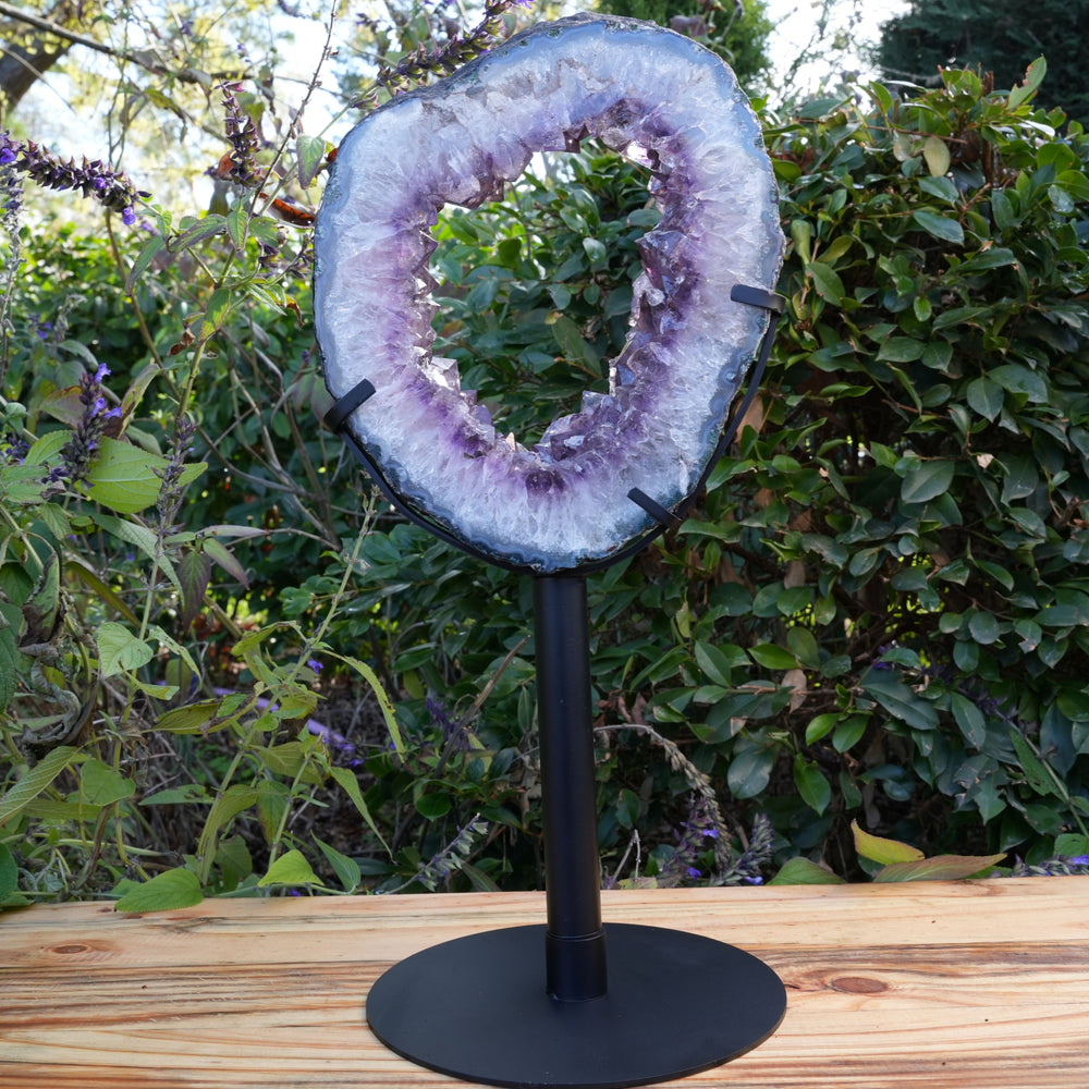 Large High Quality Amethyst Portal on Stand | Reiki Infused