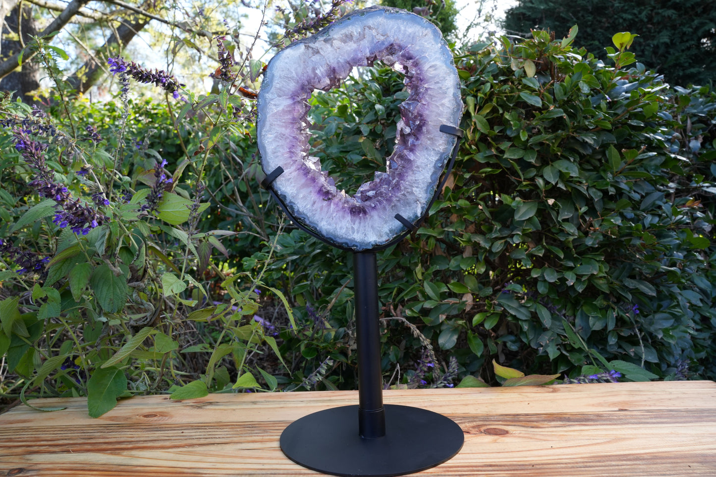 Large High Quality Amethyst Portal on Stand | Reiki Infused
