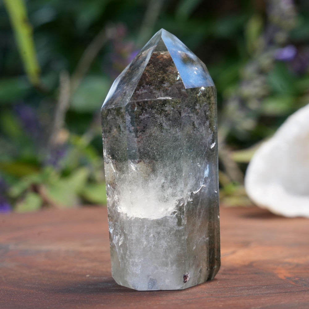 Small Green & Purple Garden Quartz Points | High Grade | Reiki Infused