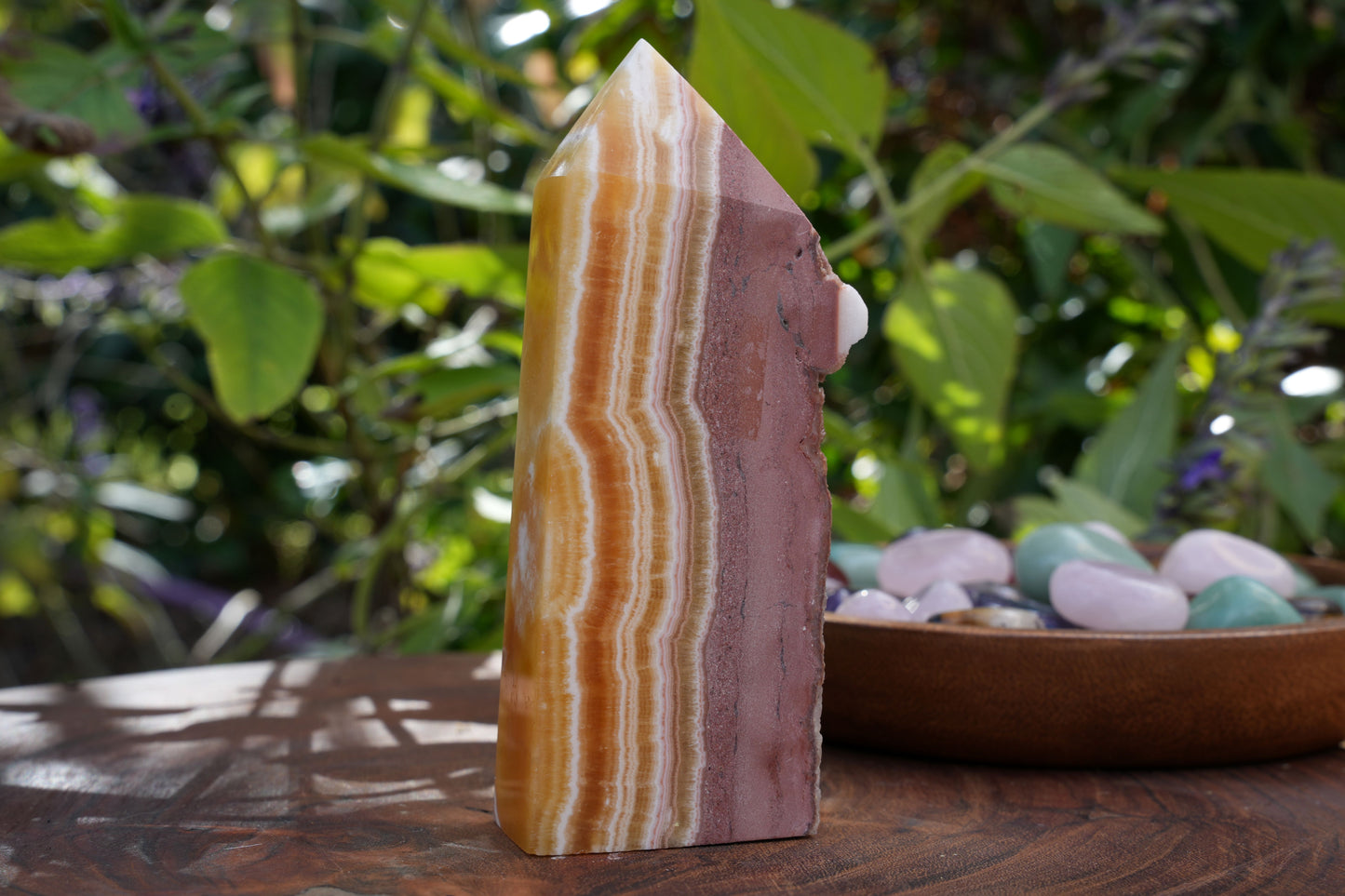 Brown & Yellow Calcite Towers | Reiki Infused