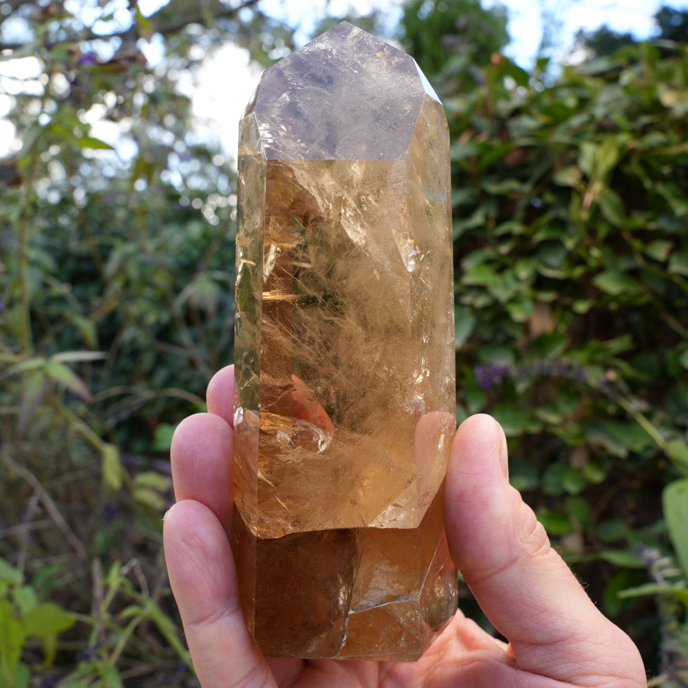 AA Grade Natural Citrine Tower | Reiki Infused