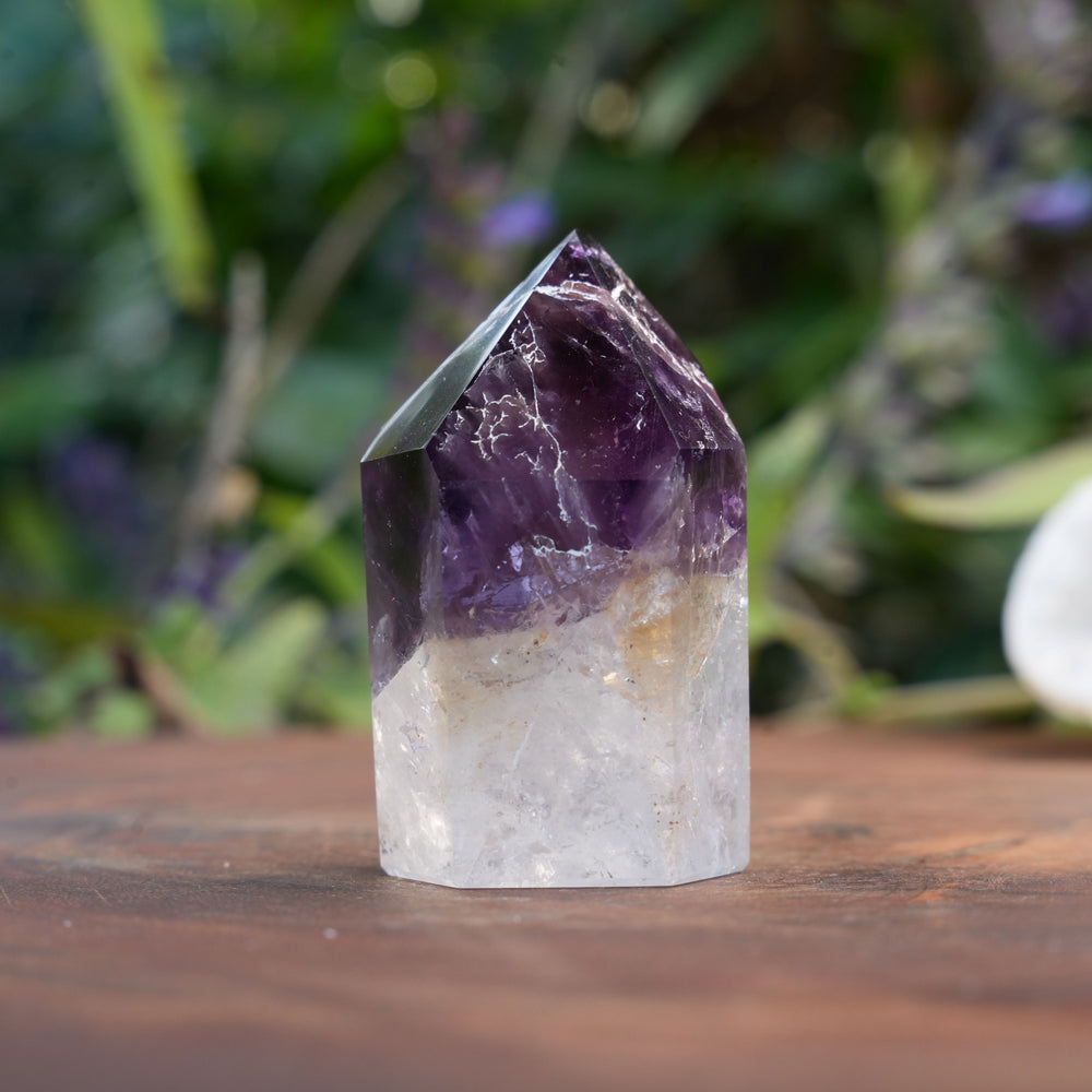 Small Amethyst Dream Coat Lemurian Towers| Reiki Infused