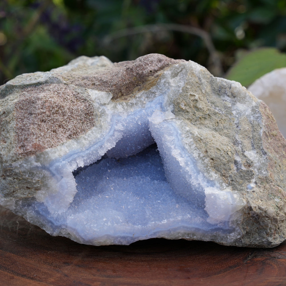 Blue Lace Agate Cave Cluster | Reiki Infused