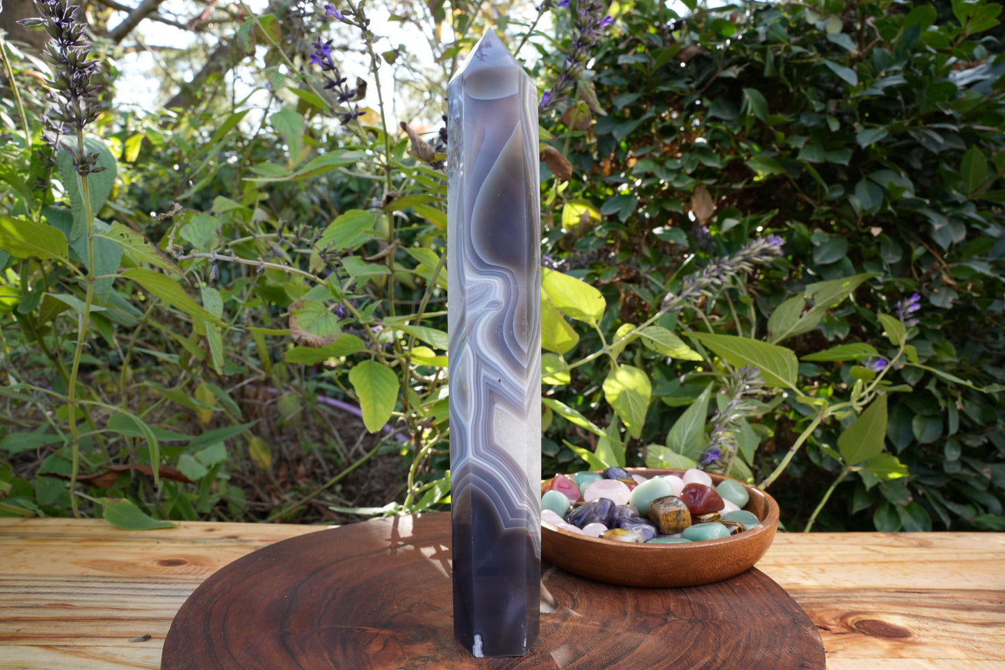 Large Botswana Agate Towers | Reiki Infused