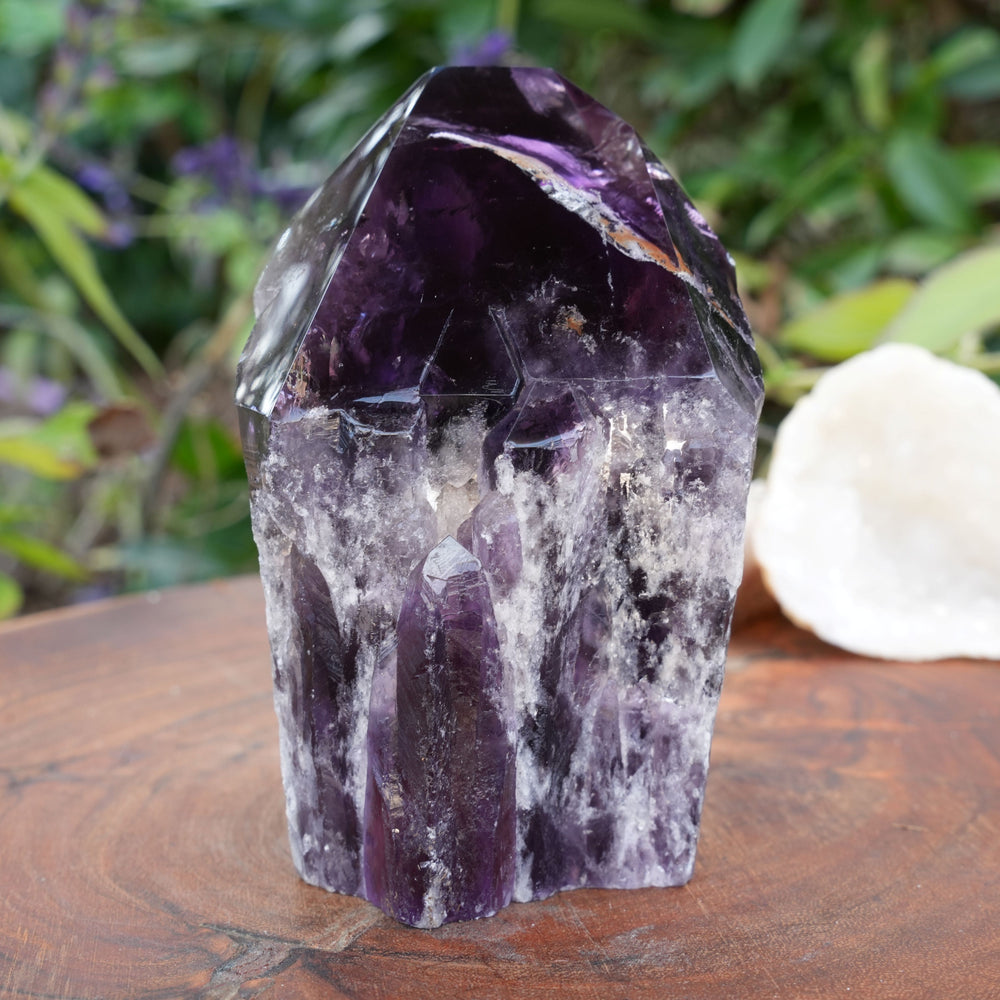 Large High Quality Amethyst Cut Base | Reiki Infused