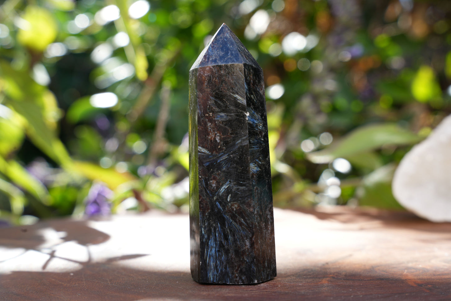 Arfvedsonite Points | Reiki Infused