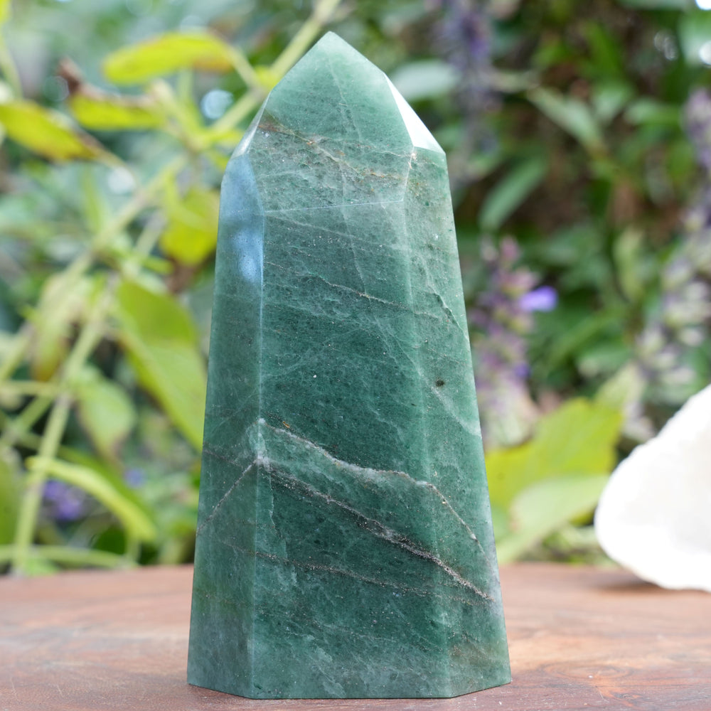 High Grade Green Aventurine Towers | Reiki Infused