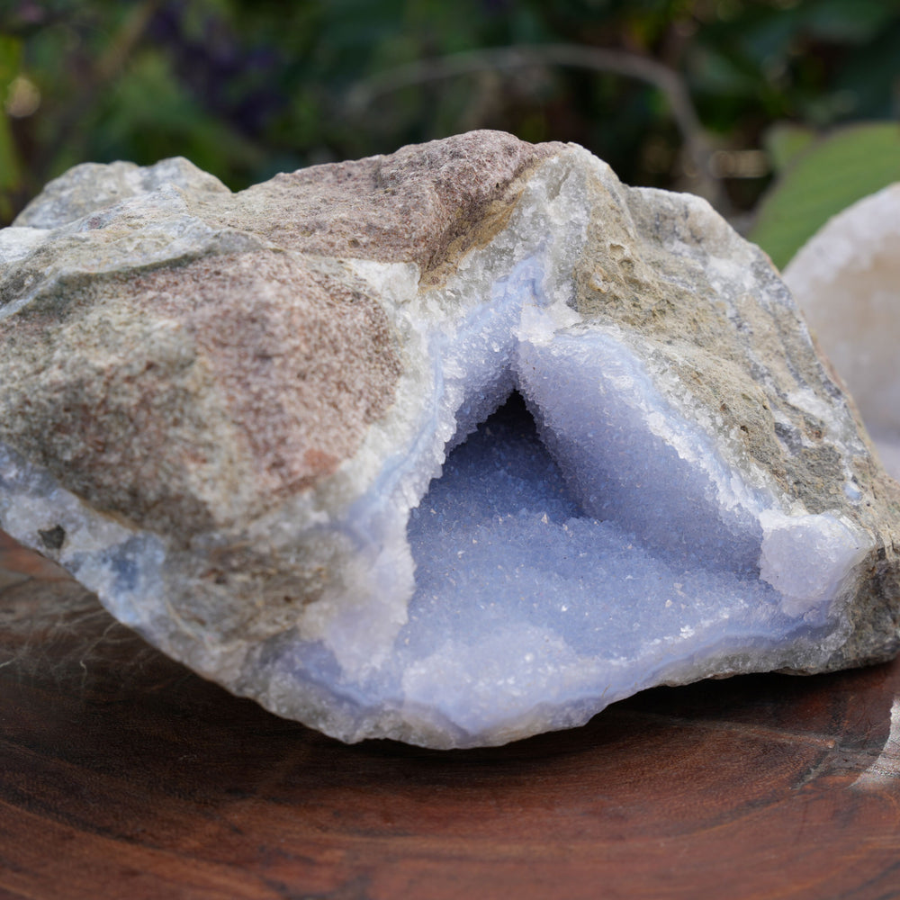Blue Lace Agate Cave Cluster | Reiki Infused
