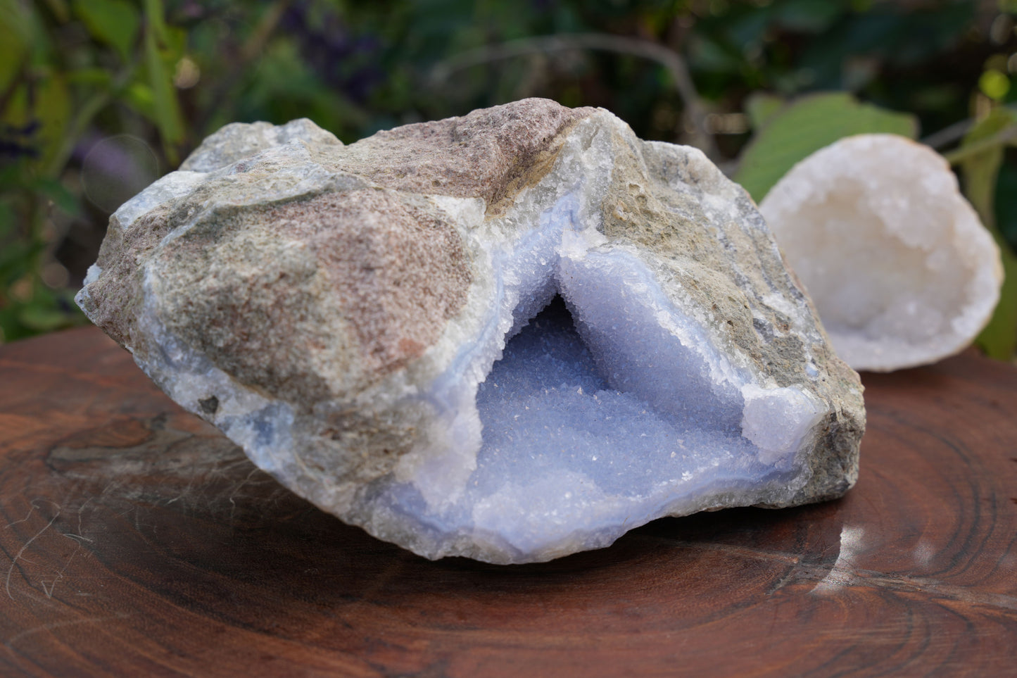 Blue Lace Agate Cave Cluster | Reiki Infused