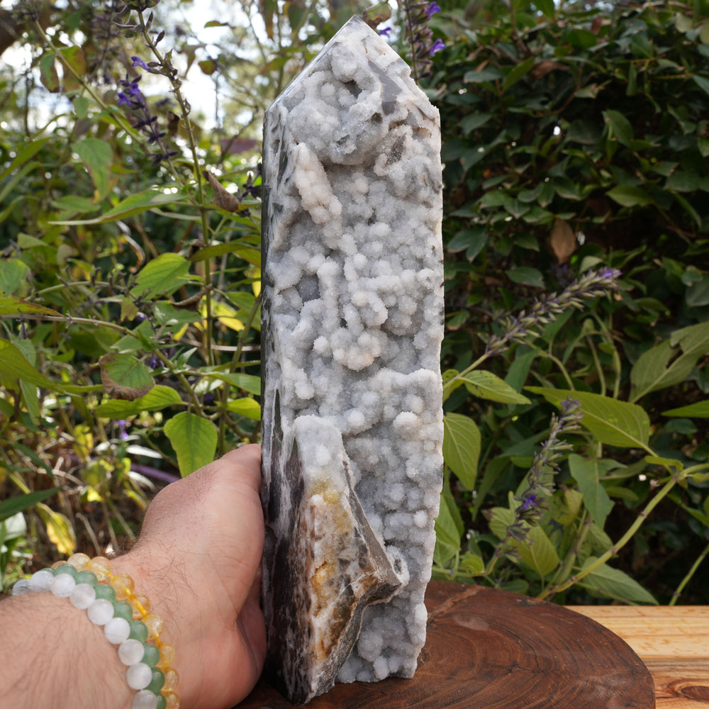 Large Stalactite Druzy Tower | Reiki Infused