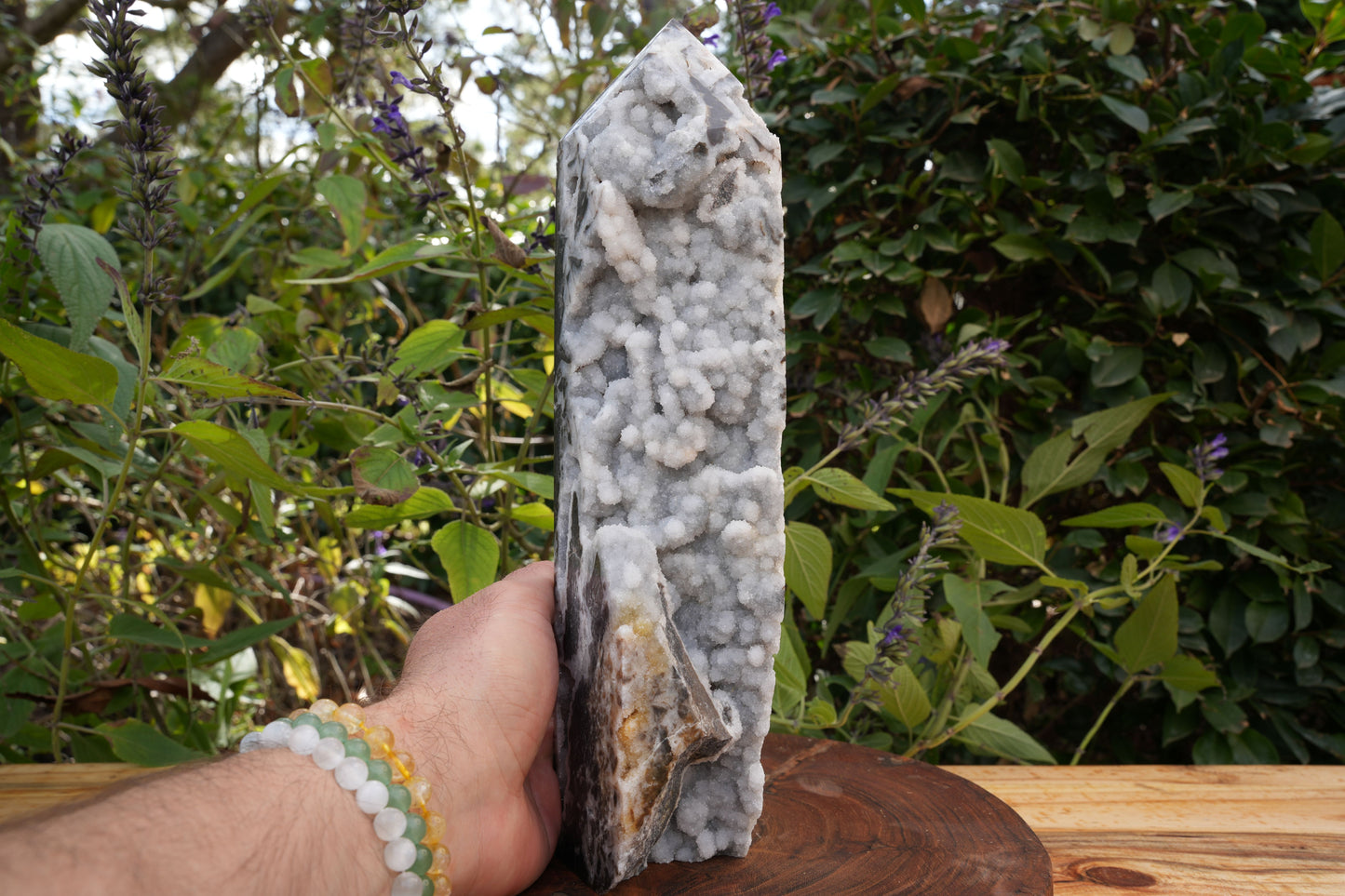 Large Stalactite Druzy Tower | Reiki Infused