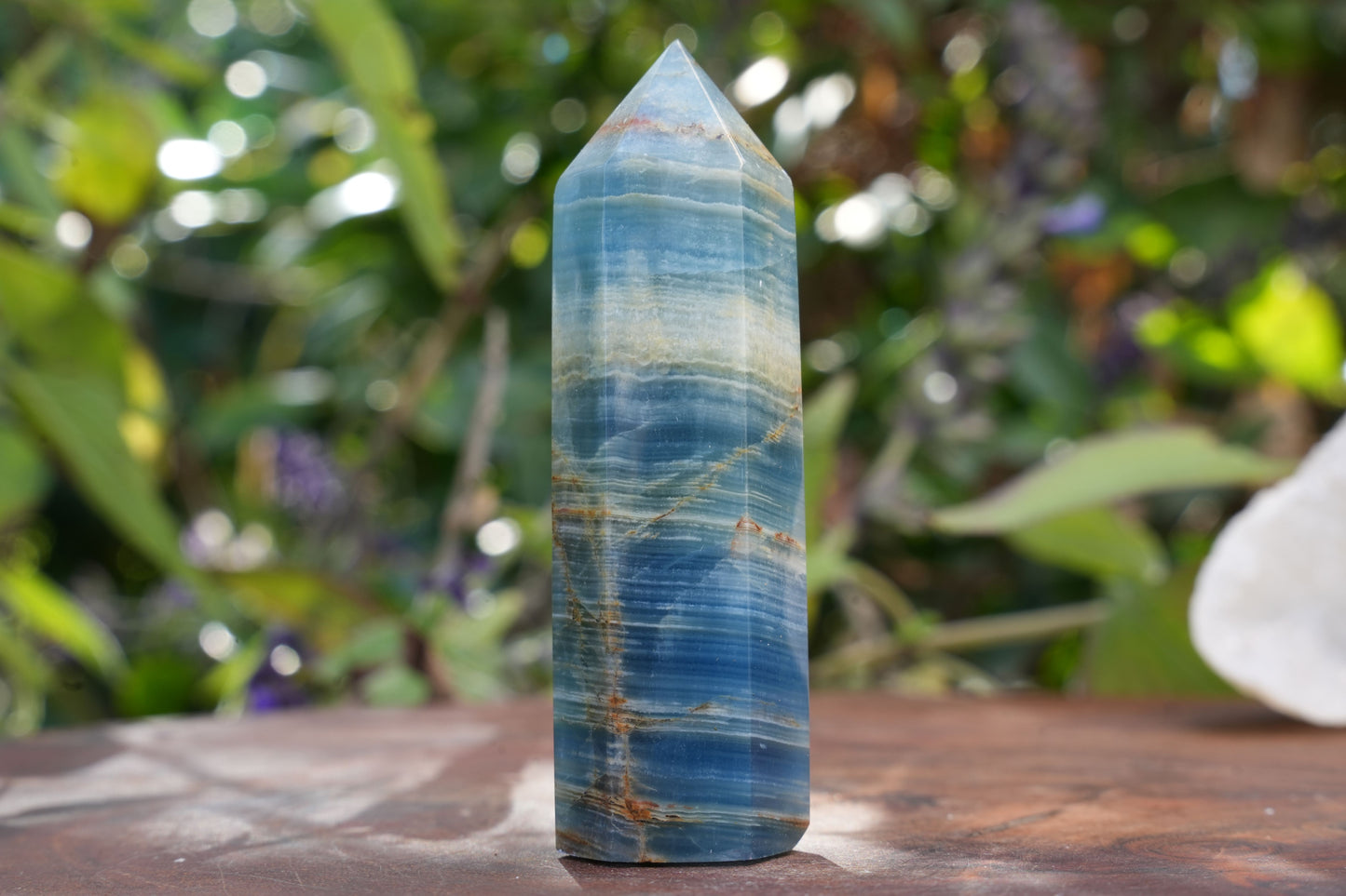 Blue Onyx Points | Reiki Infused