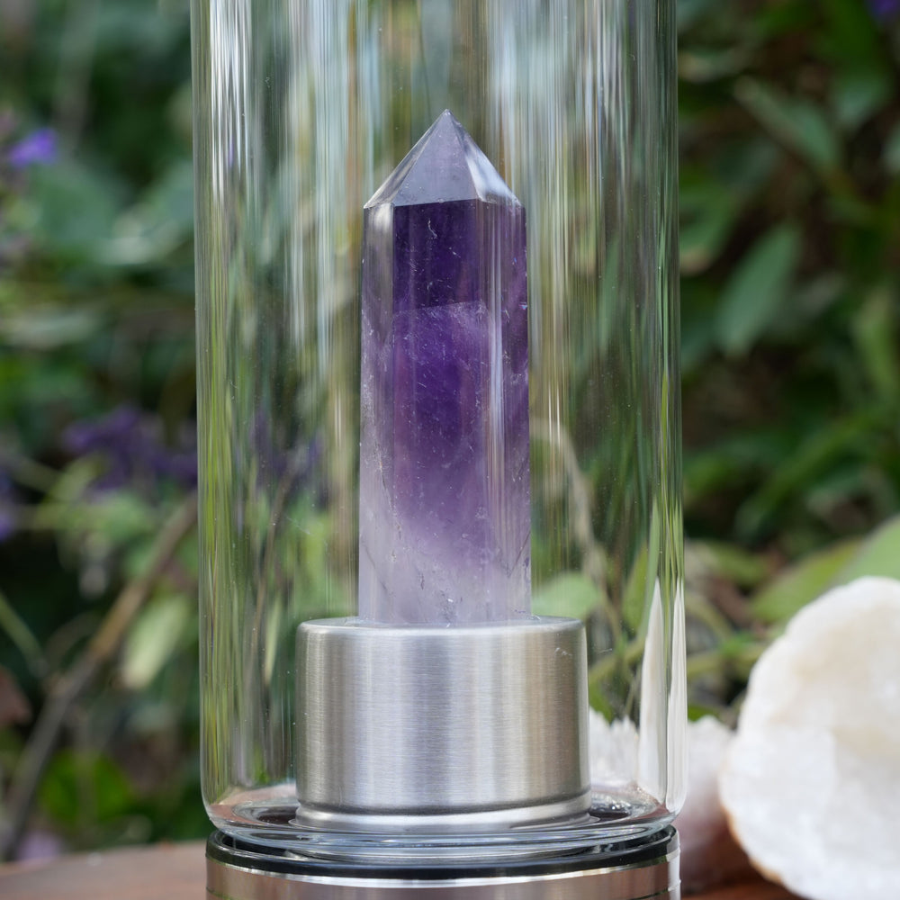 Amethyst Water Bottle | Reiki Infused