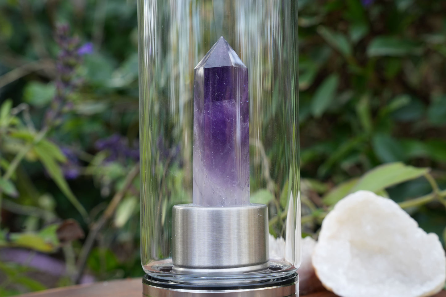 Amethyst Water Bottle | Reiki Infused
