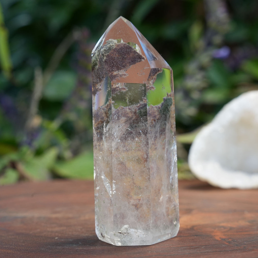 Small Green & Purple Garden Quartz Points | High Grade | Reiki Infused
