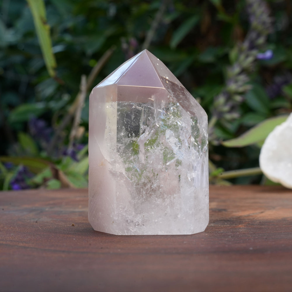 Rare Small Pink Lithium Towers | Reiki Infused