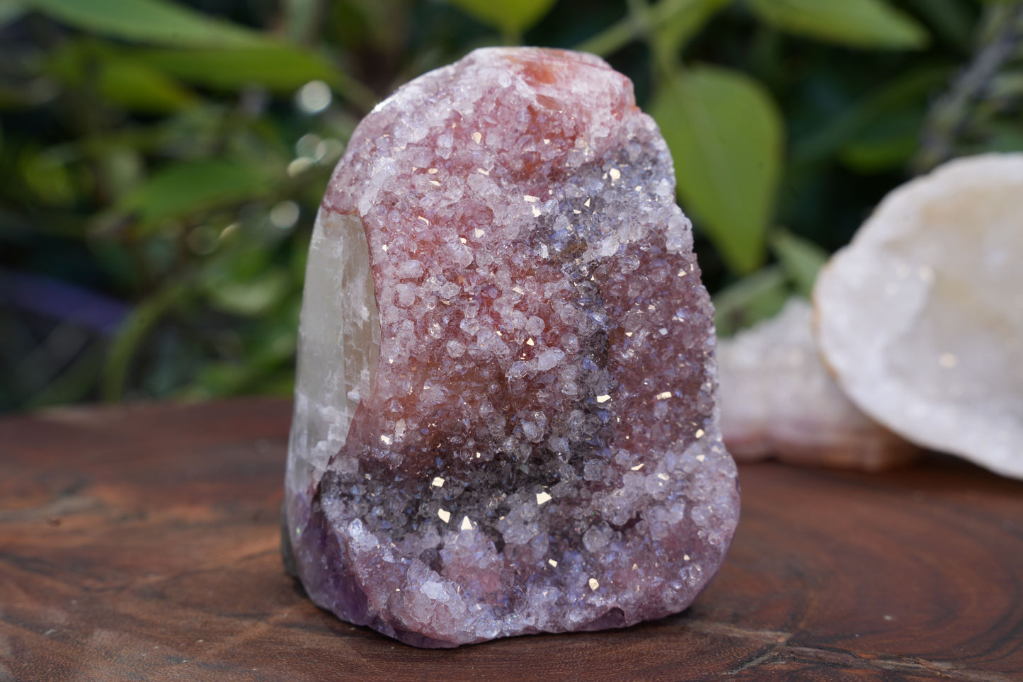 Pink Amethyst Cluster Freeforms | Reiki Infused