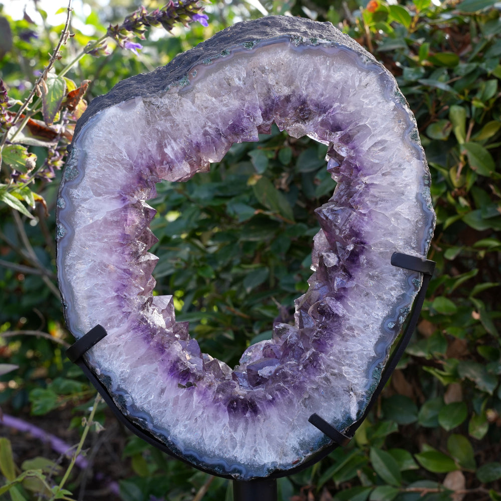 Large High Quality Amethyst Portal on Stand | Reiki Infused