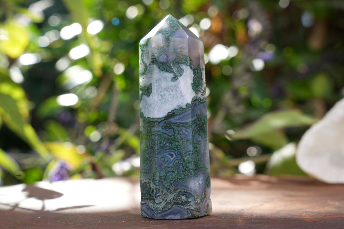 Moss Agate Towers | Reiki Infused