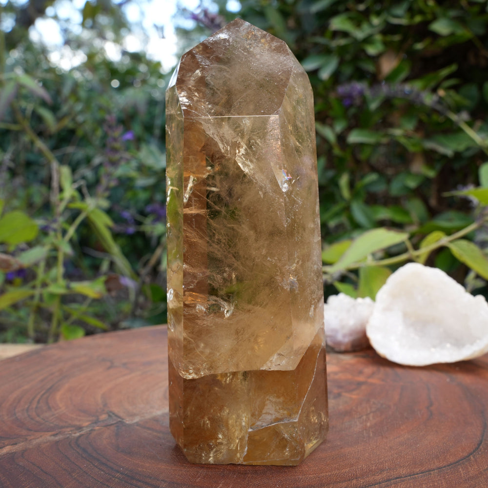 AA Grade Natural Citrine Tower | Reiki Infused