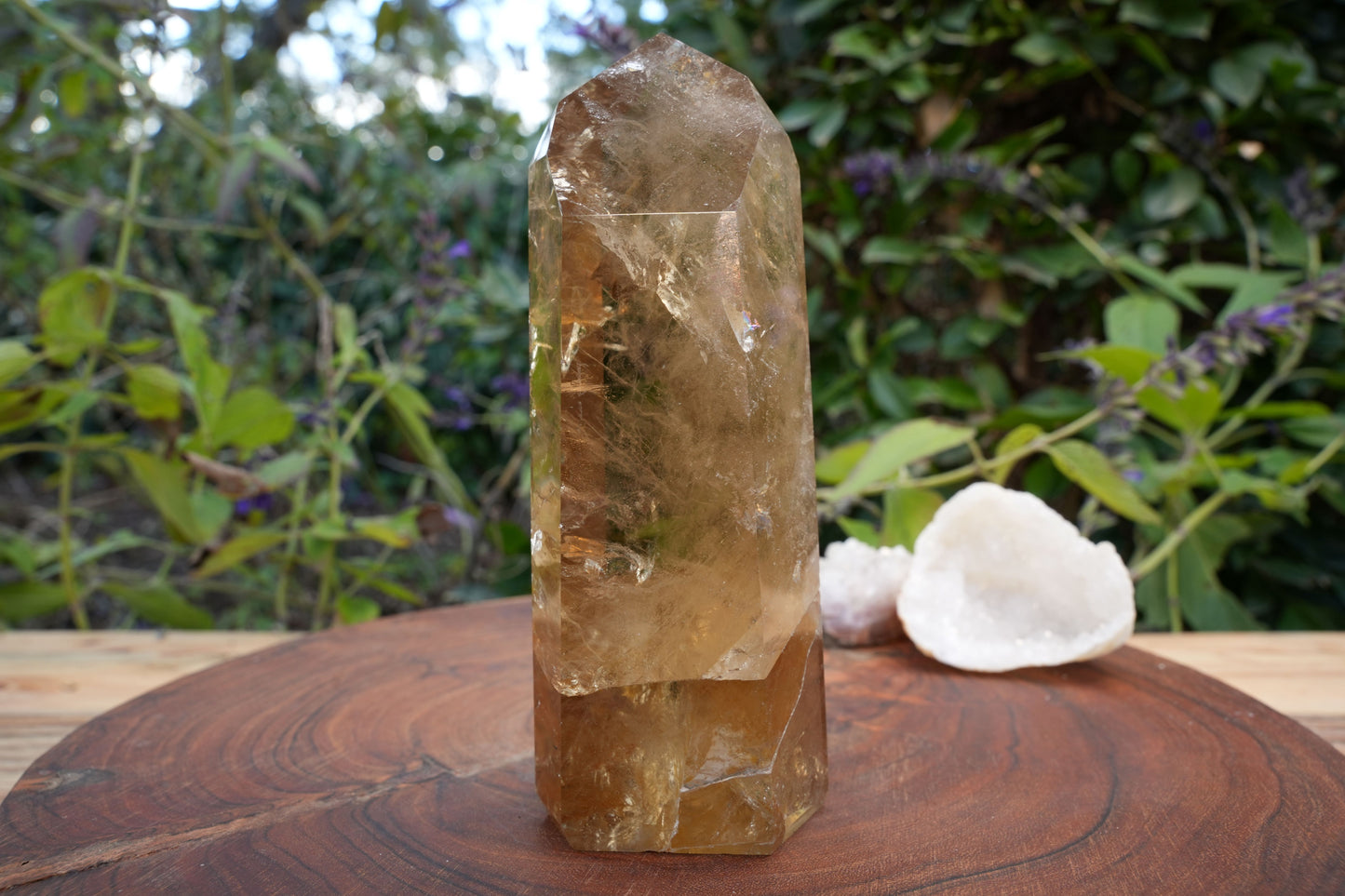 AA Grade Natural Citrine Tower | Reiki Infused