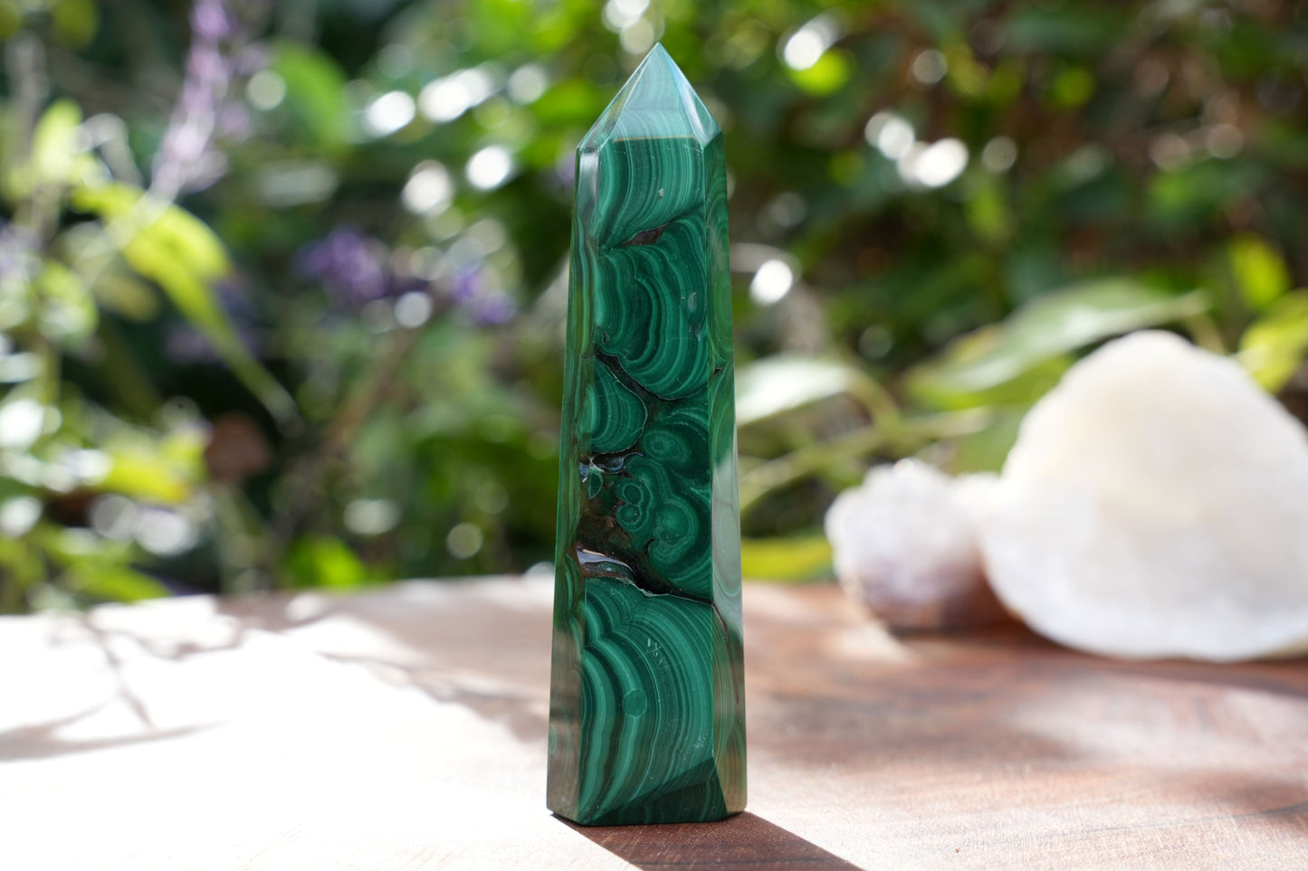 High Grade Malachite Towers | Reiki Infused