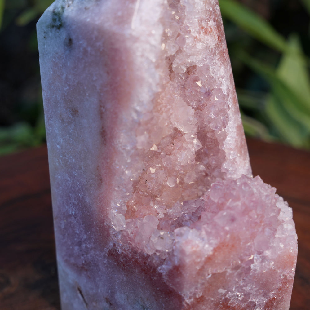 
                  
                    High Grade Druzy Pink Amethyst Tower | Reiki Infused
                  
                